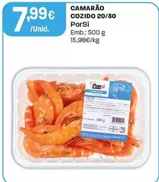 Porsi - Camarão Cozido 20/30