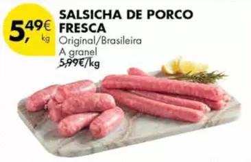 A+ - Salsicha De Porco Fresca