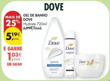 Dove - Gel De Banho