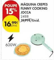 Jocca - Máquina Crepes Funny Cooking
