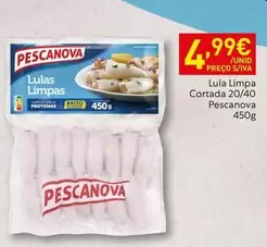 Pescanova - Lula Limpa Cortada 20/40