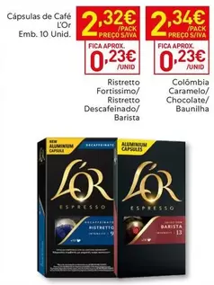 L'or - Capsulas De Cafe
