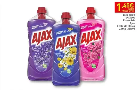 Ajax - Lava Todo C/Oleo, Esencias Ajox Festa De Gama