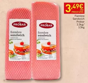 Probar - Fiambre Sandwich