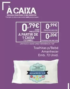 Amanhecer - Toalhitas P/Bebé