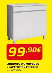 Conjunto Wc Movel 60 + Lavatorio + Espelho