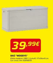 madeira - Baú "Woodys"