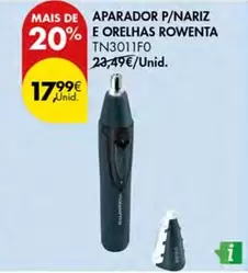 Rowenta - Aparador P/nariz E Orelhas