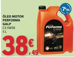 galp - Óleo Motor Performa