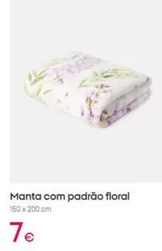 .Com - Manta Com Padrão Floral
