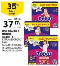 Dodot - Box Fraldas Activity