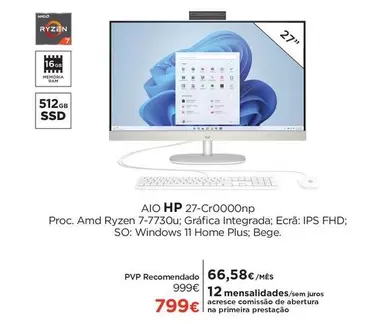 HP - Aio 27-cr0000np
