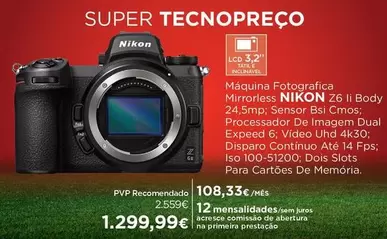 Nikon - Maquina Fotografica 26 II Body