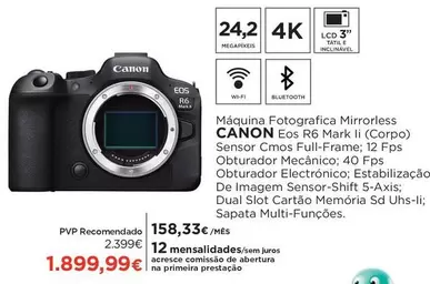 Canon - Màquina Fotografica Mirrorless