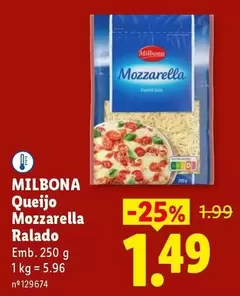 Milbona - Queijo Mozzarella Ralado