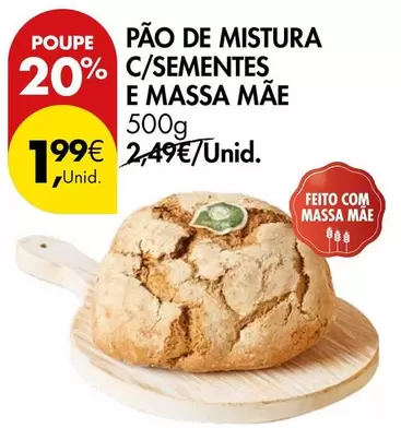 .Com - Pão De Mistura C/sementes E Massa Mae