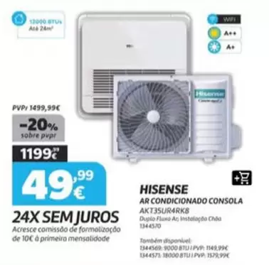 Hisense - Ar Condicionado Consola