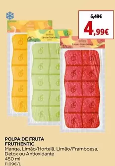 Fruthentic - Polpa De Fruta