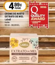 Labell - Creme De Rosto Extrato De Mel