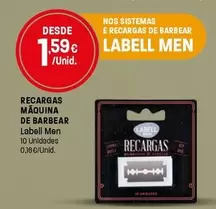 Labell - Recargas Maquina De Barbear