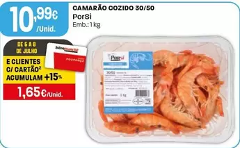 Porsi - Camarão Cozido 30/50