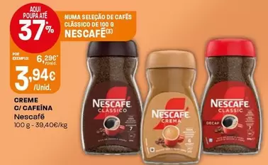 Nescafé - Creme C/ Cafeïna