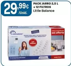 Little Balance - Pack Jarro 2.5l + 12 Filtros