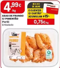Porsi - Asas De Frango C/ Pimentão