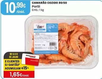 Porsi - Camarão Cozido 30/50