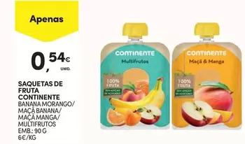 Continente - Saquetas De Fruta