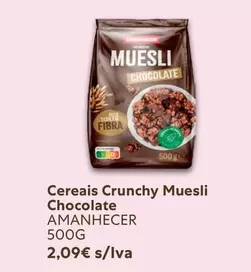Amanhecer - Cereais Crunchy Muesli Chocolate