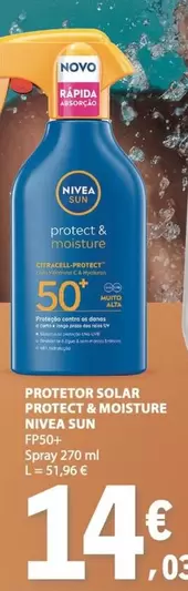 Nivea - Protetor Solar Protect & Moisture