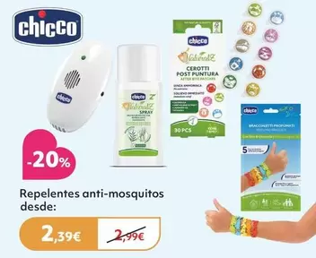 Chicco - Repelentes Anti-mosquitos