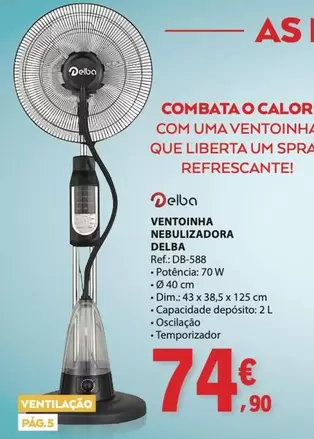 Delba - Ventonina Nebulizadora Delab