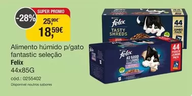 Purina - Felix Alimento Húmido P/Gato Fantastic Seleção