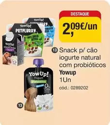 Yowup - Snack P/Cão Iogurte Natural Com Probióticos