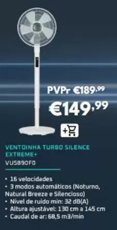 A+ - Ventdinha Turbo Silence Exireme Vu5950fd