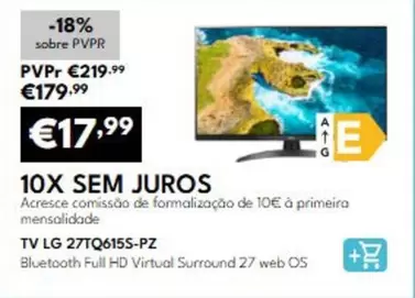 LG - 10X Sem Juros