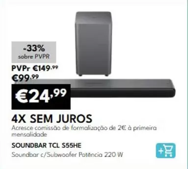 tcl - 4x Sem Juros