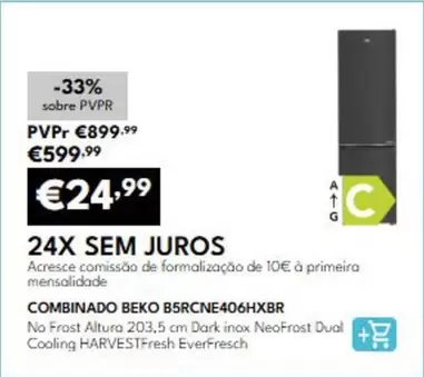 beko - Combinado B5RCNE406HXBR