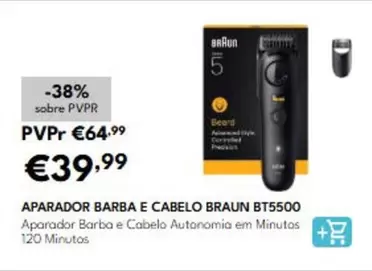 Braun - Aparador E Cabelo  Bt5500