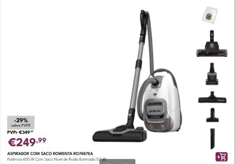 Rowenta - Aspirador Com Saco