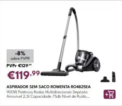 Rowenta - Aspirador Sem Saco RO4B25EA