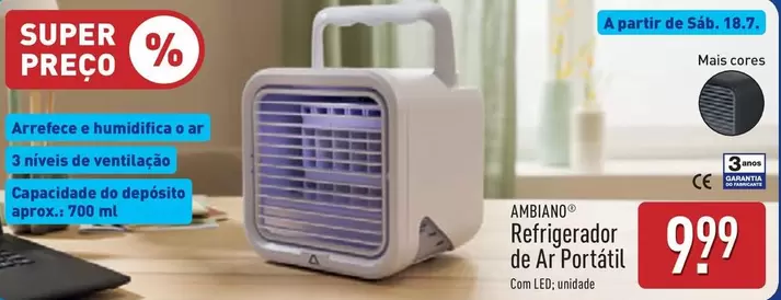 A+ - Refrigerador De Ar Portátil