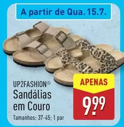 up2fashion - Sandálias Em Couro