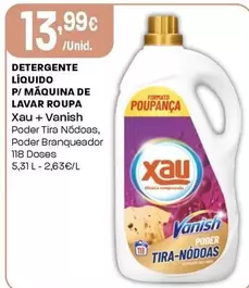 Xau - + Vanish Detergente Líquido P/Maquina De Lavar Roupa