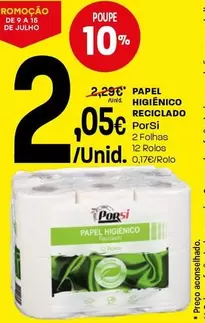 Porsi - Papel Higiênico Reciclado