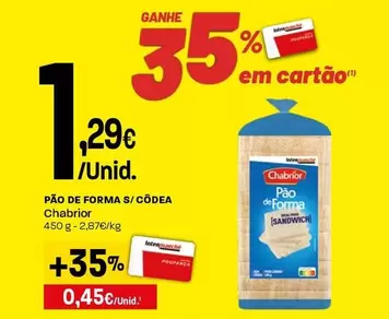 Chabrior - Pão De Forma S/Codea