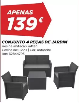 Conjunto 4 Pecas De Jardim