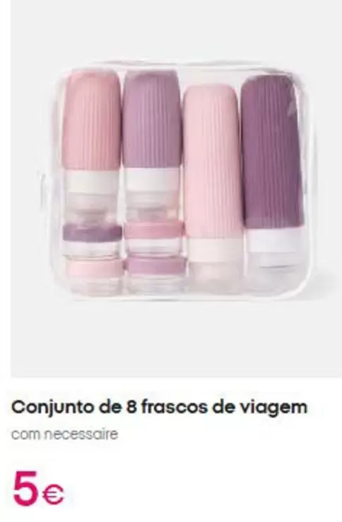 .Com - Conjunto De 8 Frascos De Viagem